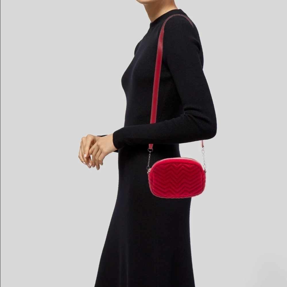 😀Maje Vibrant Red Crossbody Bag